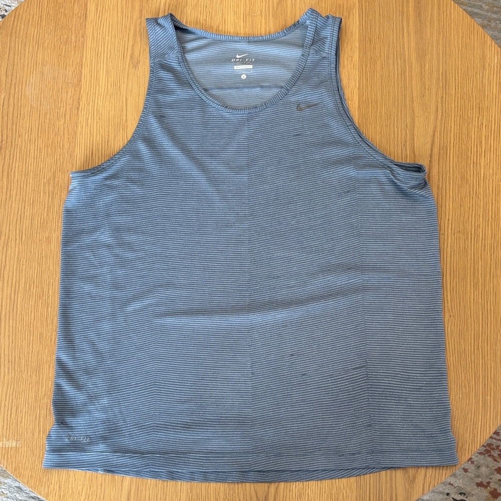 Nike Men's Gray Running Tank Top